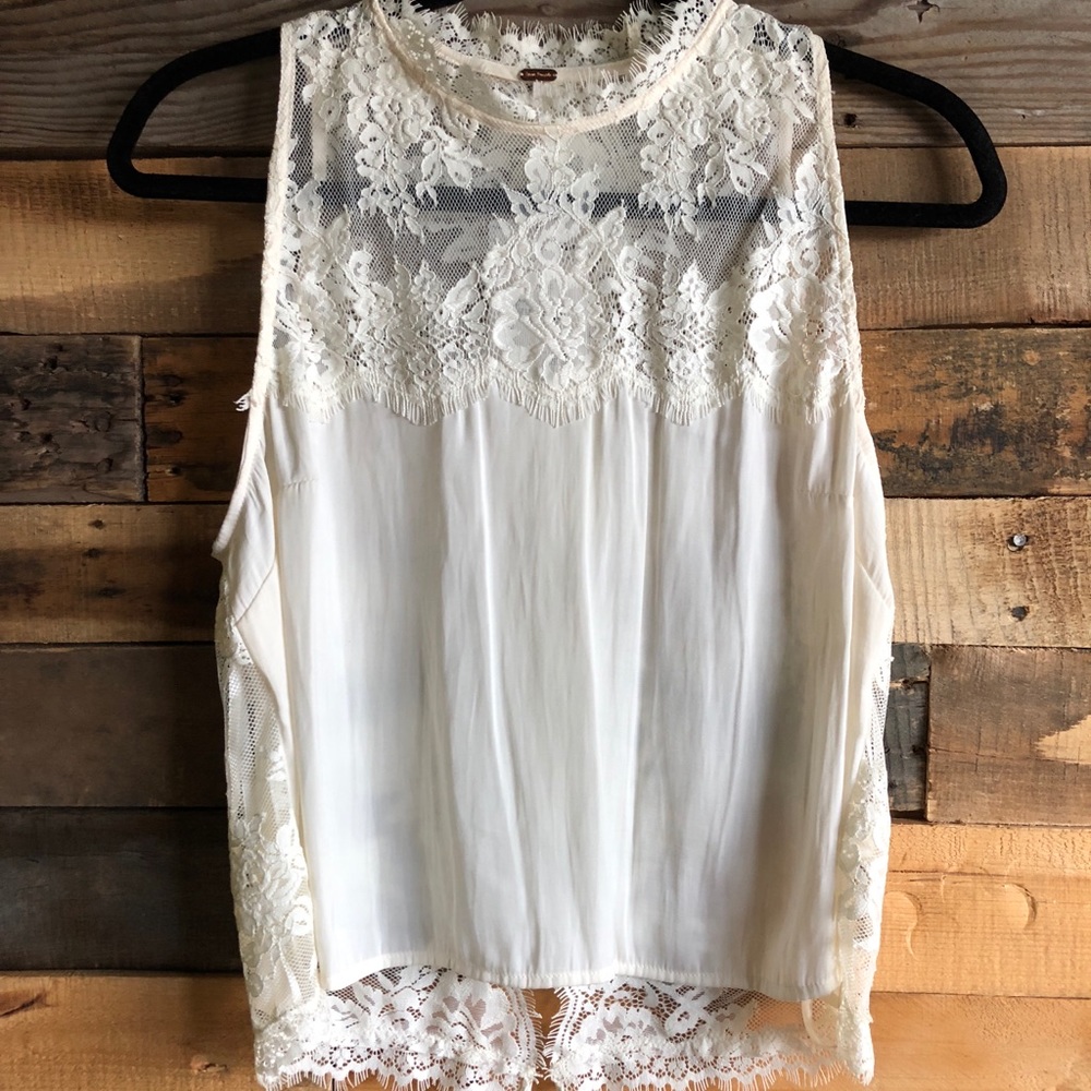 Free People lace blouse